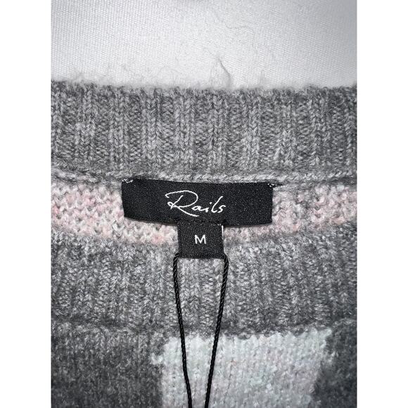 Rails Sweater Womens Medium Tie Dye Virgo Pullover Wool Blend Cozy Soft Knit - Picture 3 of 6